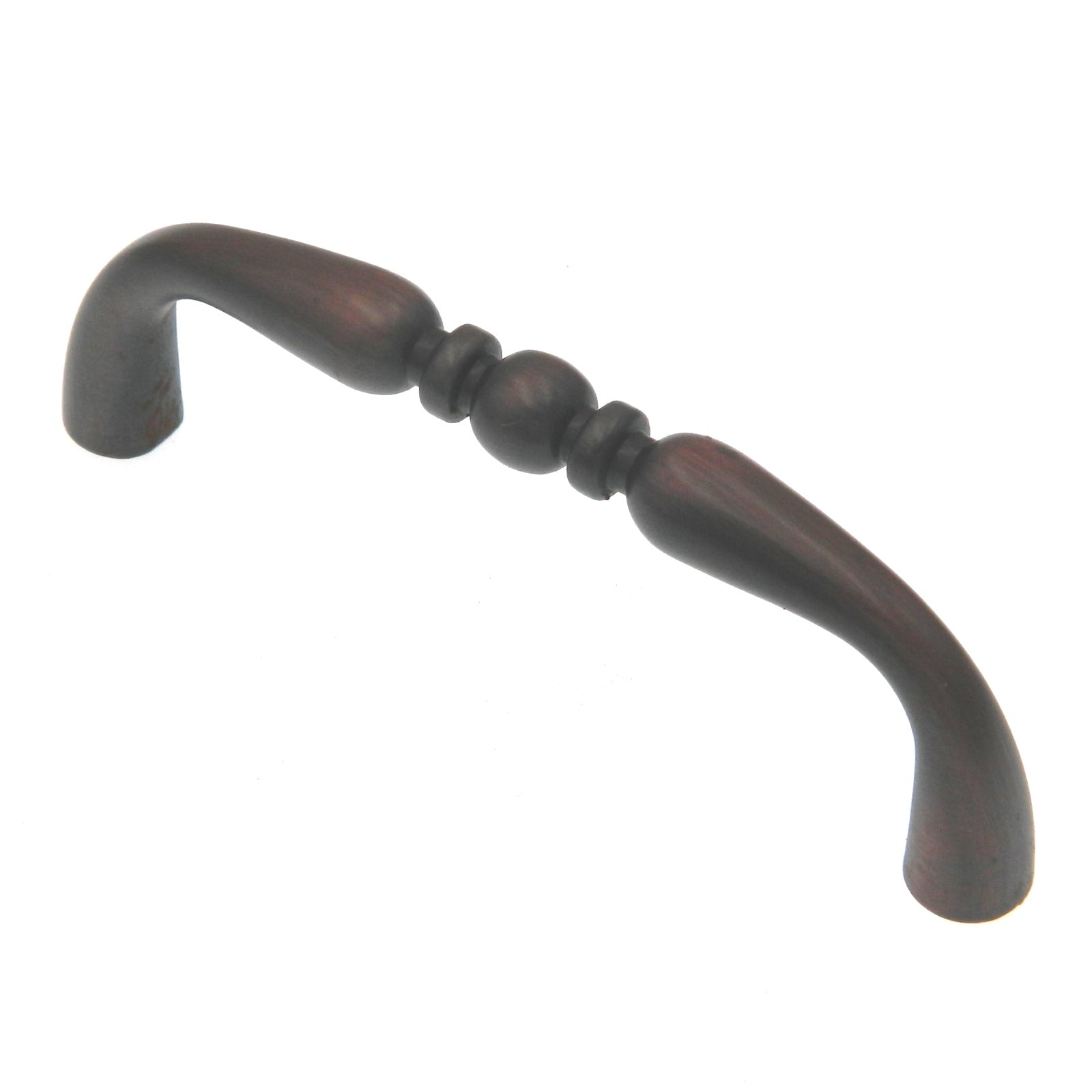 Warwick Traditional Oil-Rubbed Bronze 3"cc Bead Cabinet Handle Pull DH1011BZ