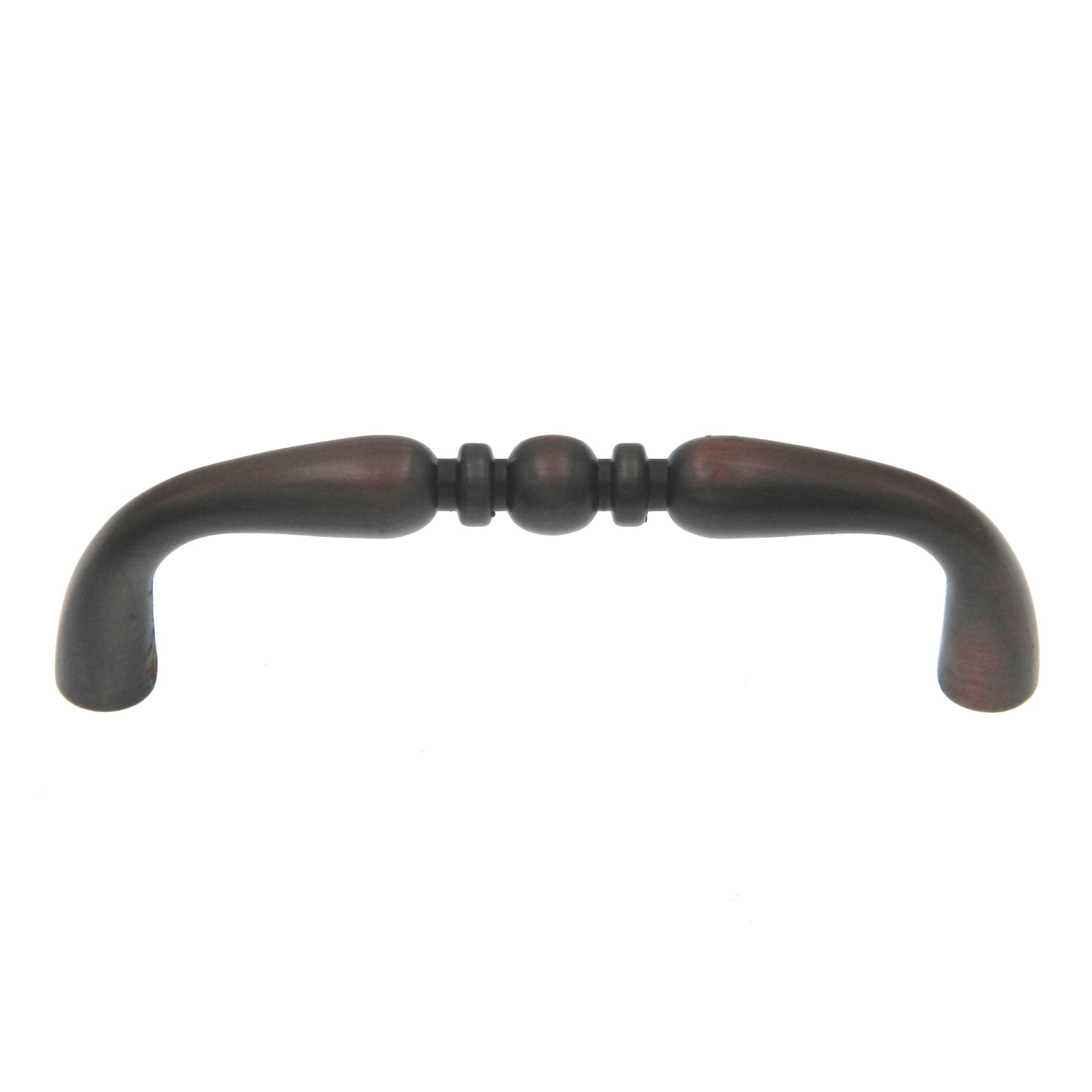 10 Pack Warwick Traditional Oil-Rubbed Bronze 3"cc Solid Bead Cabinet Handle Pull DH1011BZ