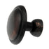 Warwick Traditional Oil-Rubbed Bronze 1 1/4" Ringed Cabinet Knob Pull DH1012BZ