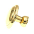 10 Pack Warwick Traditional Polished Brass 1 1/4" Ringed Cabinet Knob Pull DH1012PB