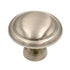 10 Pack Warwick Traditional Satin Nickel 1 1/4" Cabinet Knob Pulls DH1012BPSN