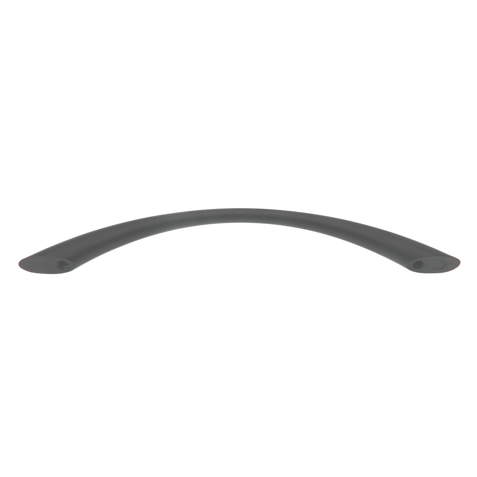 10 Pack Warwick Contemporary Black 5" (128mm)cc Solid Arch Cabinet Handle Pull DH1021BL