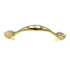 Warwick Traditional Polished Brass 3"cc Solid Arch Cabinet Handle Pull DH1023PB