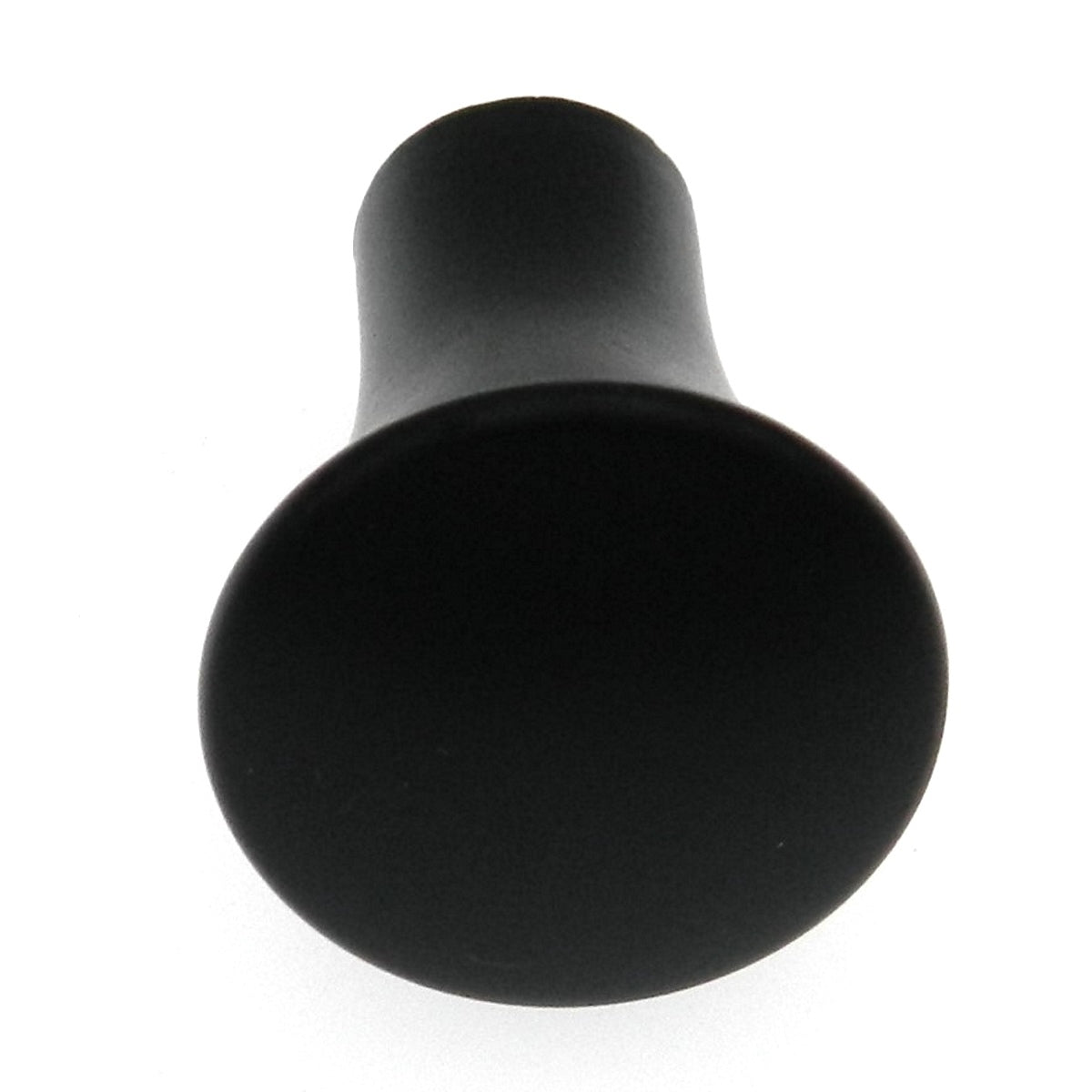 10 Pack Warwick Contemporary Black 1" Smooth Round Cabinet Knob Pull DH1026BL