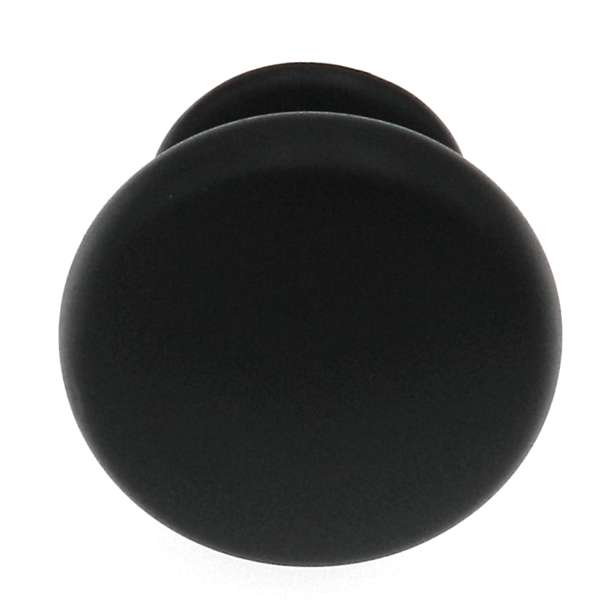 10 Pack Warwick Contemporary Black 1 3/16" Mushroom Cabinet Knob Pull DH1028BL