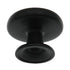 10 Pack Warwick Contemporary Black 1 3/16" Mushroom Cabinet Knob Pull DH1028BL