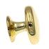 Warwick Contemporary Polished Brass 1 3/16" Round Cabinet Knob Pull DH1028PB