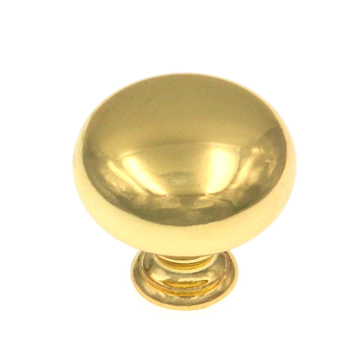 Warwick Contemporary Polished Brass 1 1/4" Smooth Cabinet Knob Pull DH1029PB