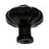 Warwick Rustic Wrought Iron Black 1 1/4" Melon Round Cabinet Knob Pull DH1115WIB