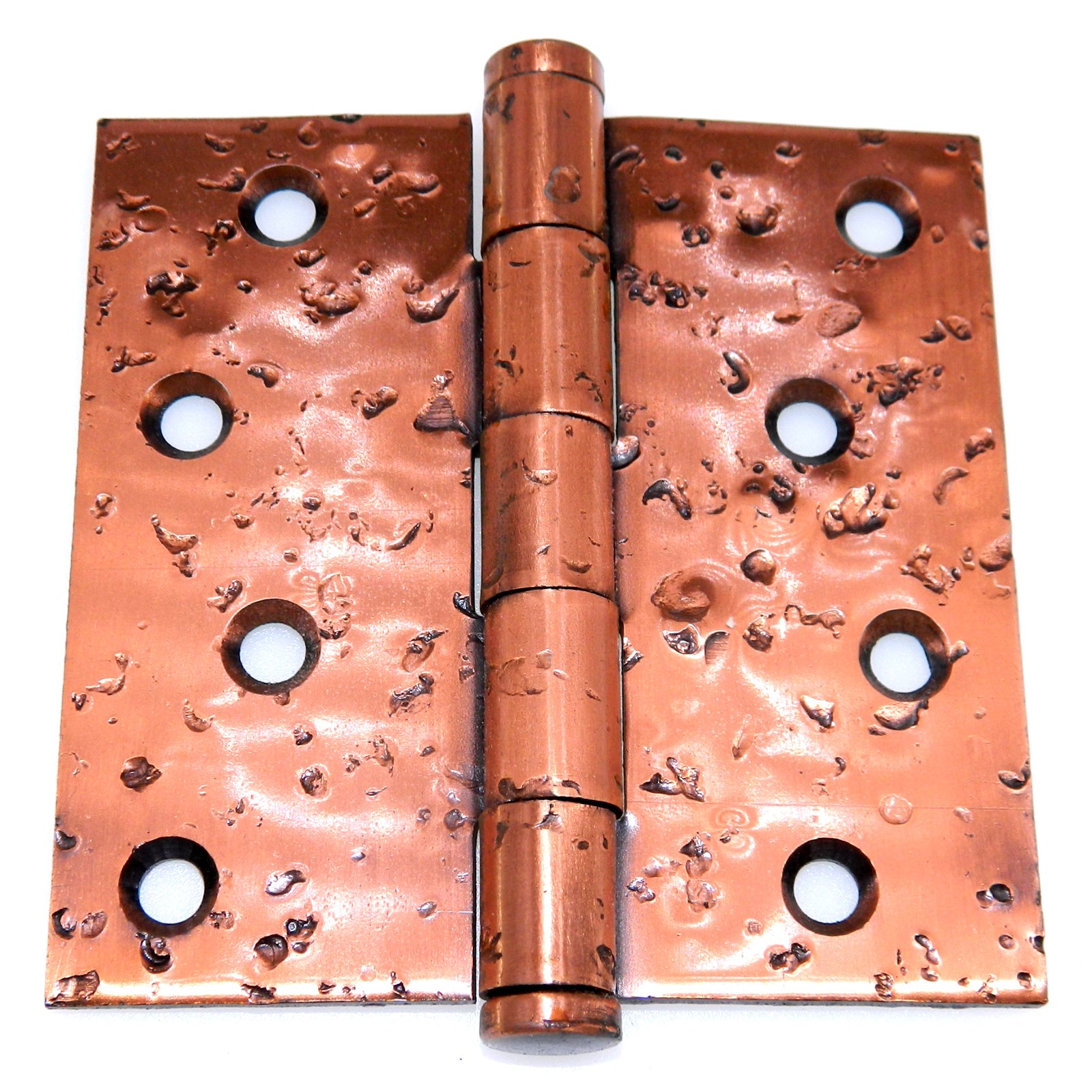 Vintage Amerock Antique Copper Hammered 4" Butt Exterior Door Hinge E5895-AC