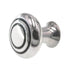 Vintage Amerock Streamlux Polished Chromium 1" Round Cabinet Knob EO526