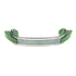 Vintage Amerock DeLuxe Chrome With Green Lines 3" Ctr. Drawer Pull EO8260-GRN