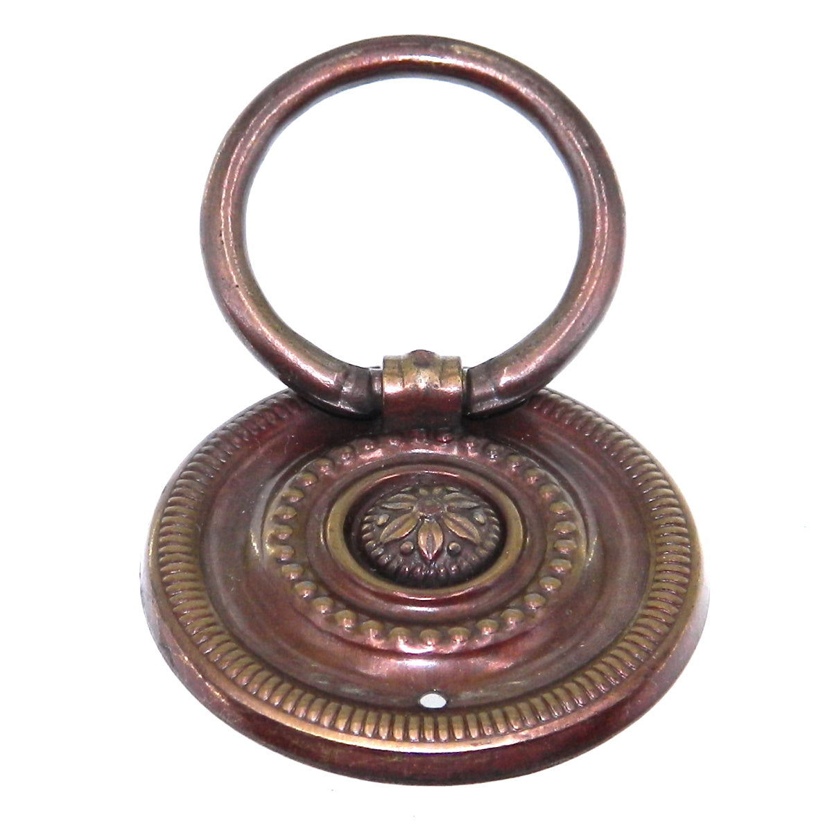 Amerock Antique English 1 3/4" Furniture Cabinet Ring Pull with Backplate ET880