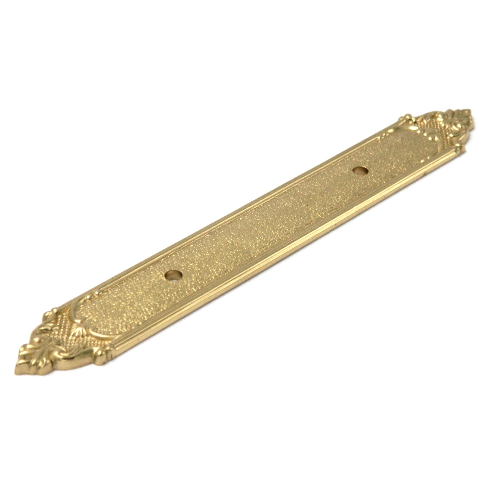 Belwith Keeler Polished Brass 3"cc Solid Brass Cabinet Handle Pull Backplate F10