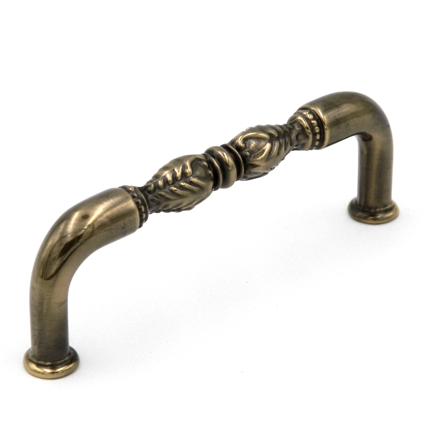 Belwith Keeler Savannah F137 Sherwood Antique Brass 3"cc Solid Brass Cabinet Handle Pull