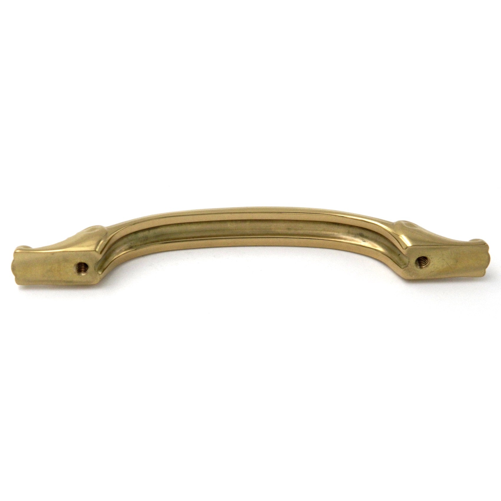 Belwith Keeler Richelieu F18 Polished Brass 3 3/4" (96mm)cc Solid Brass Handle Pull