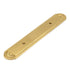 Hickory Hardware Savannah Polished Brass Solid Brass 3"cc Pull Backplate F39