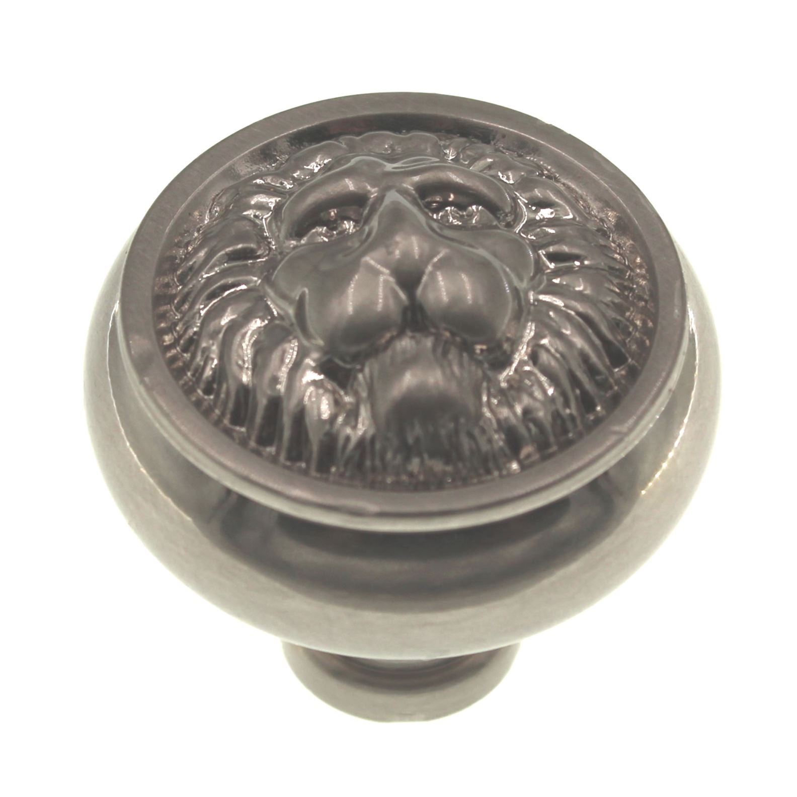 FKI Hardware Richelieu Satin Nickel 1 1/2" Lion Head Cabinet Knob F403