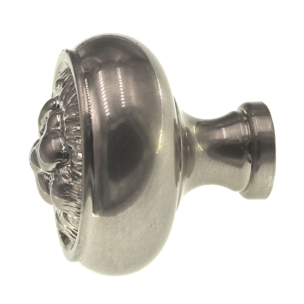 FKI Hardware Richelieu Satin Nickel 1 1/2" Lion Head Cabinet Knob F403