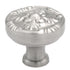 10 Pack Belwith Keeler Richelieu 1 1/4" Satin Nickel Round Ornate Solid Brass Cabinet Knob F406