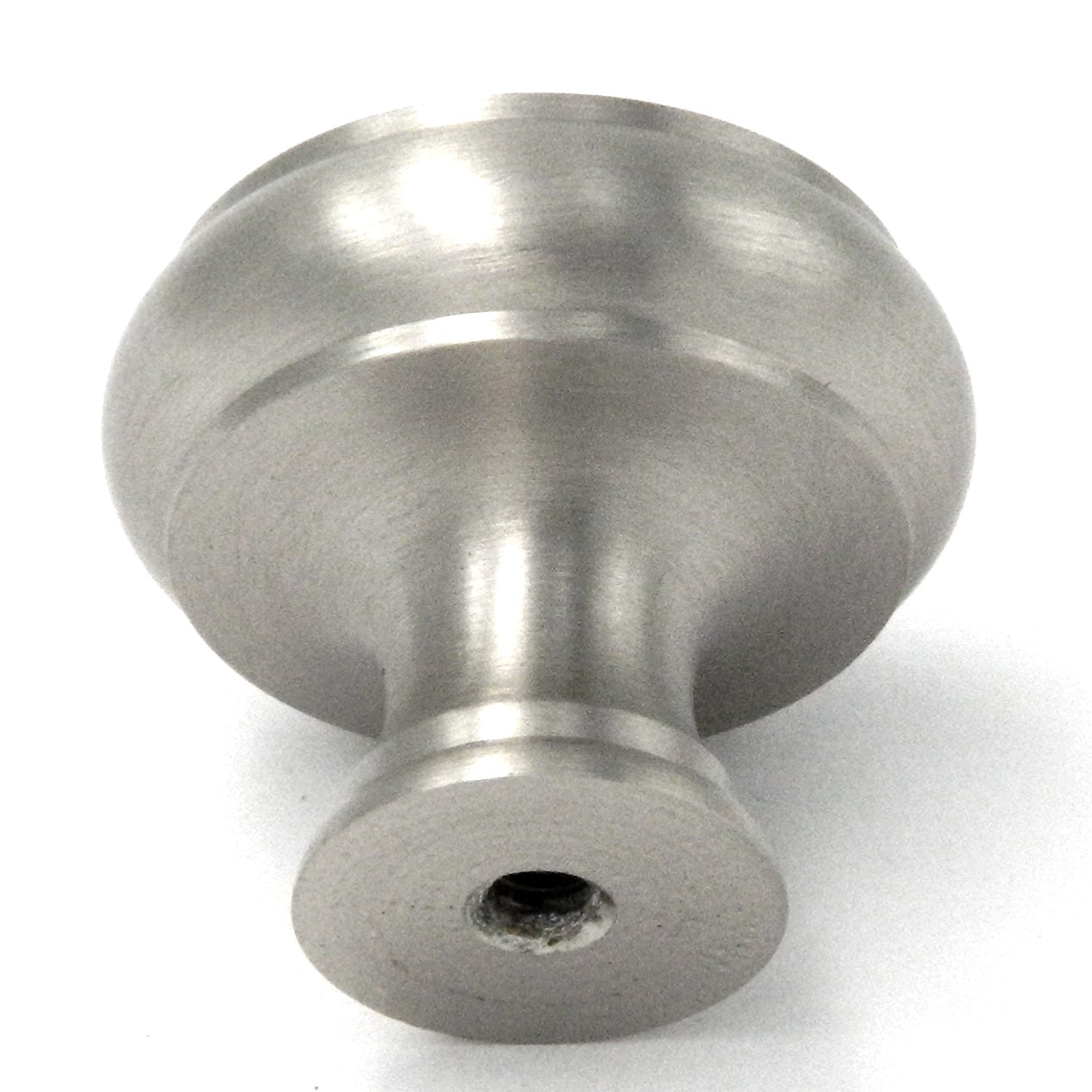 10 Pack Belwith Keeler Savannah 1 1/4" Satin Nickel Round Ornate Solid Brass Cabinet Knob F432