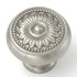 Belwith Keeler Savannah 1 1/4" Satin Nickel Round Ornate Solid Brass Cabinet Knob F432