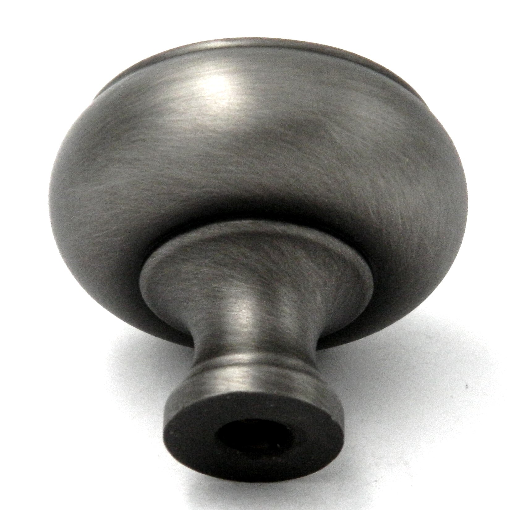 Keeler Richelieu 1 1/2" Antique Pewter Solid Brass Lion Round Knob Pull F503, 10 Pack