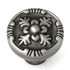 Belwith Keeler Richelieu 1 1/4" Antique Pewter Round Ornate Solid Brass Cabinet Knob F506