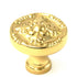 F6 Polished Brass 1 1/4" Solid Brass Cabinet Knob Pulls Keeler Richelieu