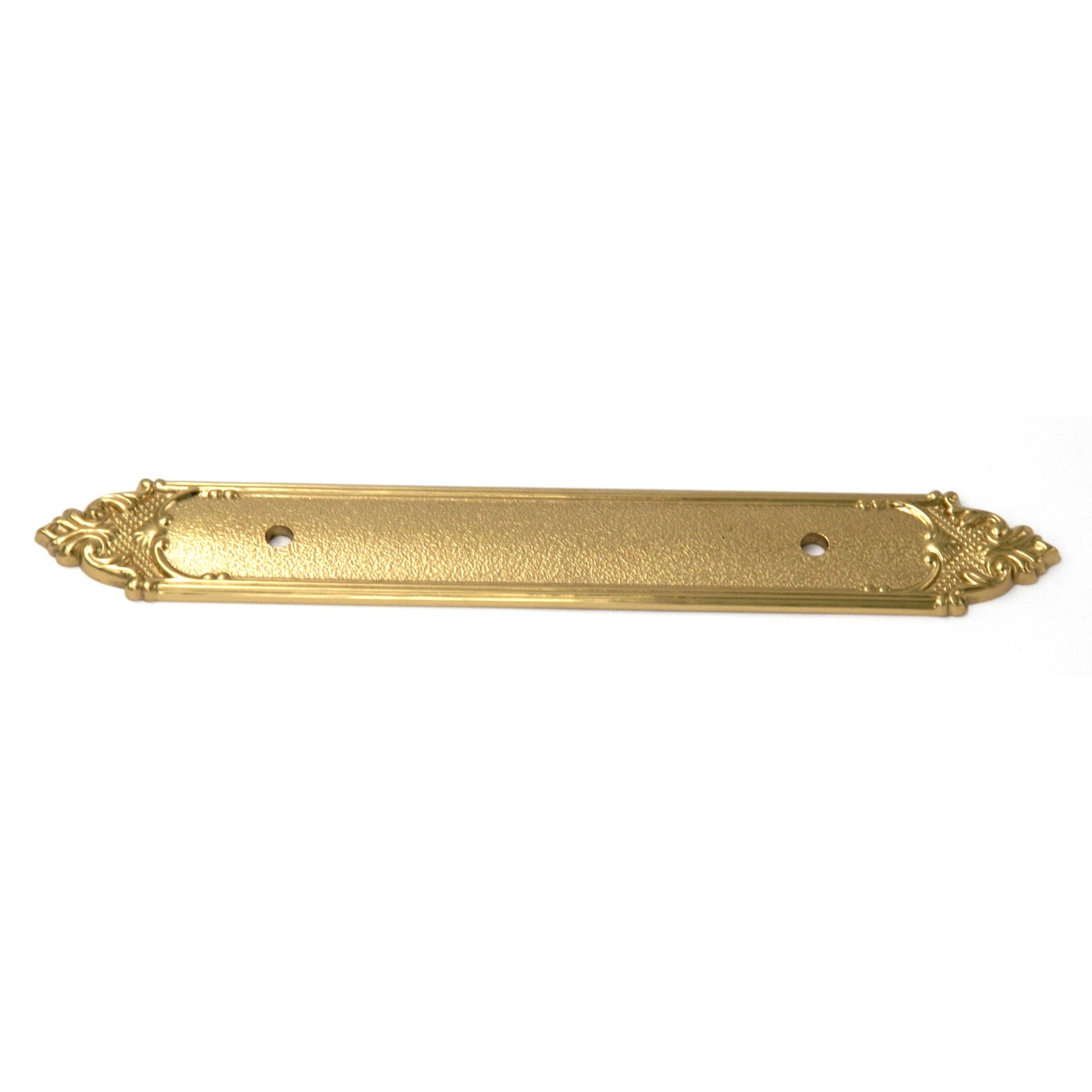 Belwith Keeler Polished Brass Richelieu 3 3/4" (96mm)cc Handle Backplate F9