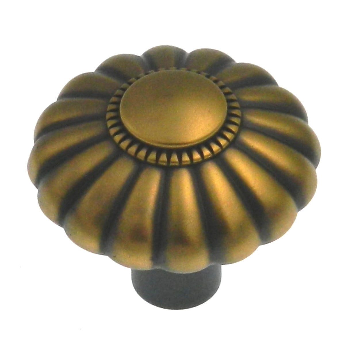 10 Pack Belwith Keeler Beaded Classic 1 1/4" Winchester Brass Beaded Solid Brass Cabinet Knob G2-06