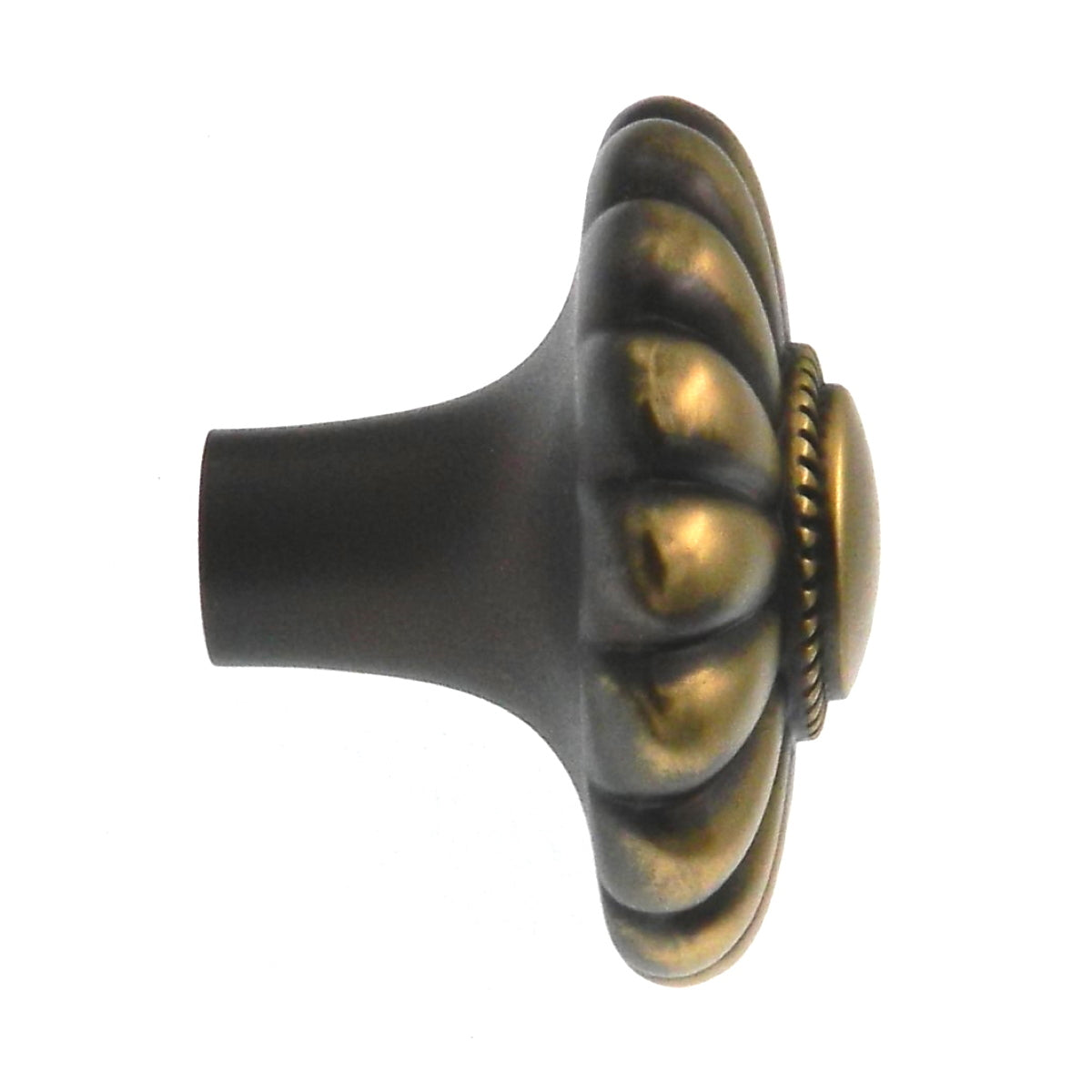 Belwith Keeler Beaded Classic 1 1/2" Winchester Brass Round Beaded Solid Brass Cabinet Knob G3-06