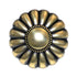 Belwith Keeler Beaded Classic 1 1/2" Winchester Brass Round Beaded Solid Brass Cabinet Knob G3-06