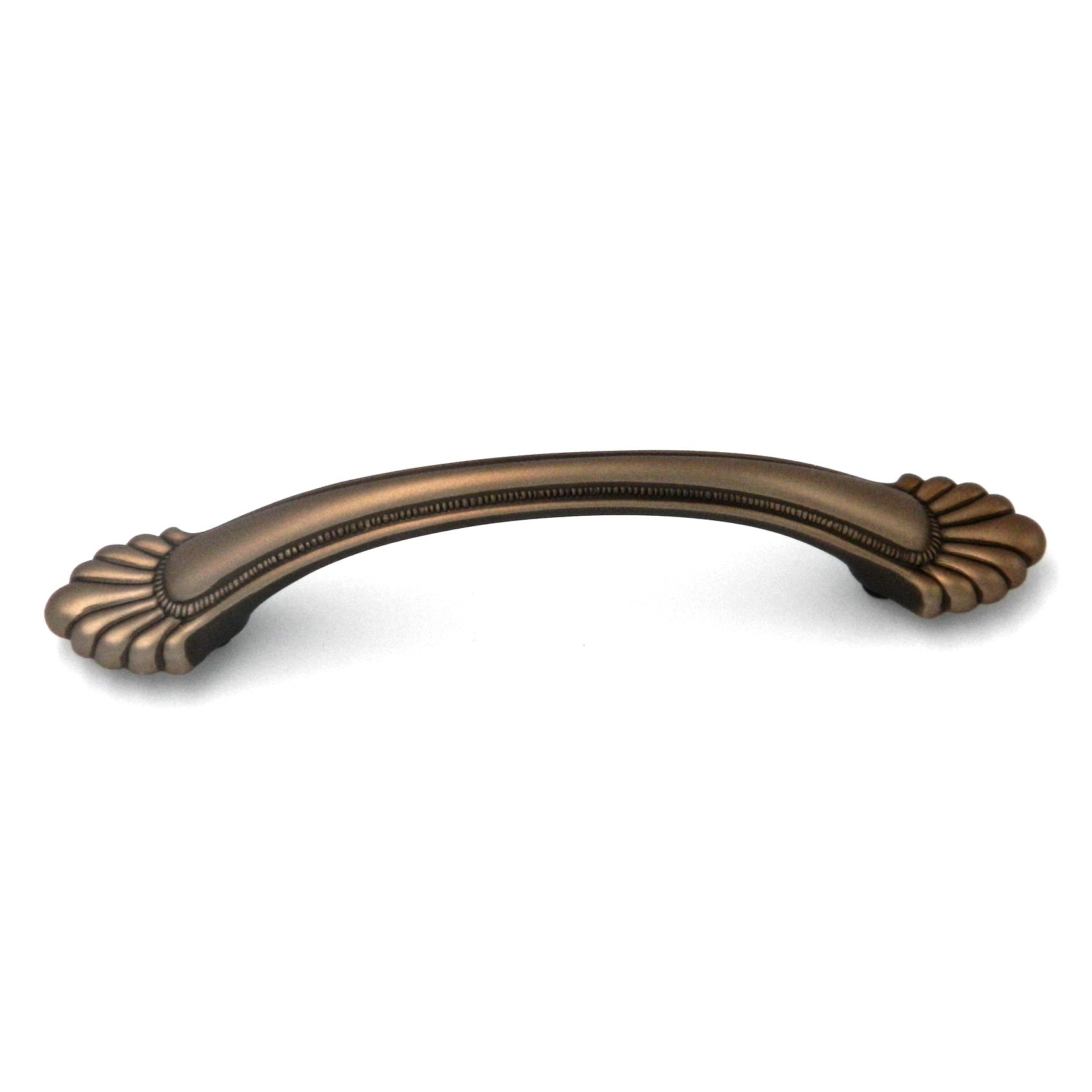 Keeler Beaded Classic G8-15R Wellington Bronce 3 3/4" (96 mm) cc Tirador de manija de latón macizo