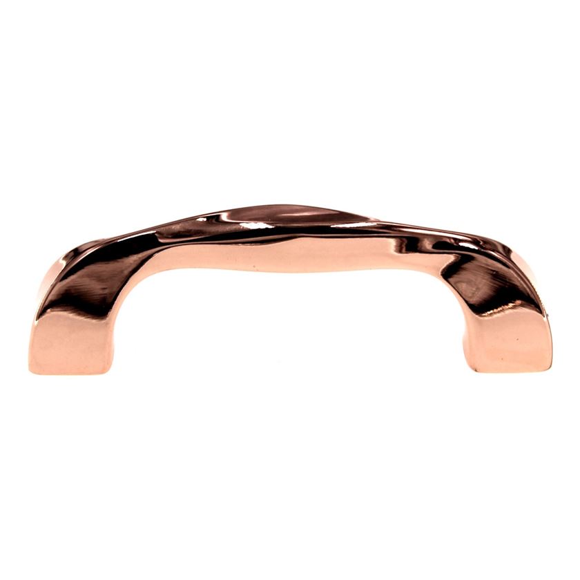 Hickory Hardware Twist Cabinet Arch Pull 3" Ctr Polished Copper H076015-CP