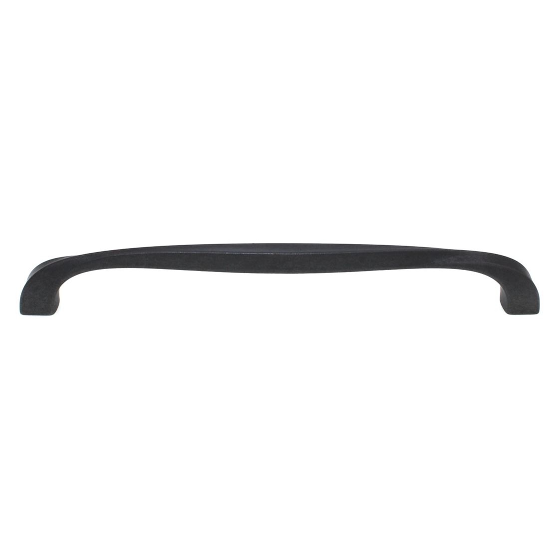 Hickory Hardware Twist Cabinet Pull 8 13/16" (224mm) Ctr Black Iron H076020-BI