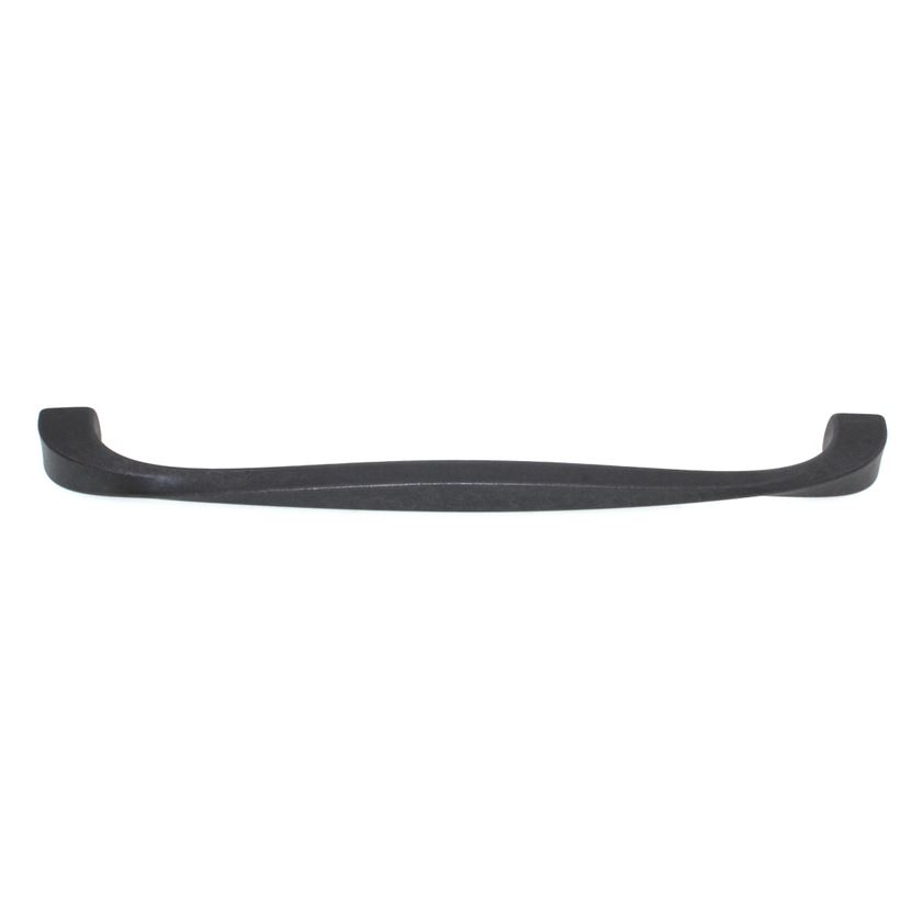 Hickory Hardware Twist Cabinet Pull 8 13/16" (224mm) Ctr Black Iron H076020-BI