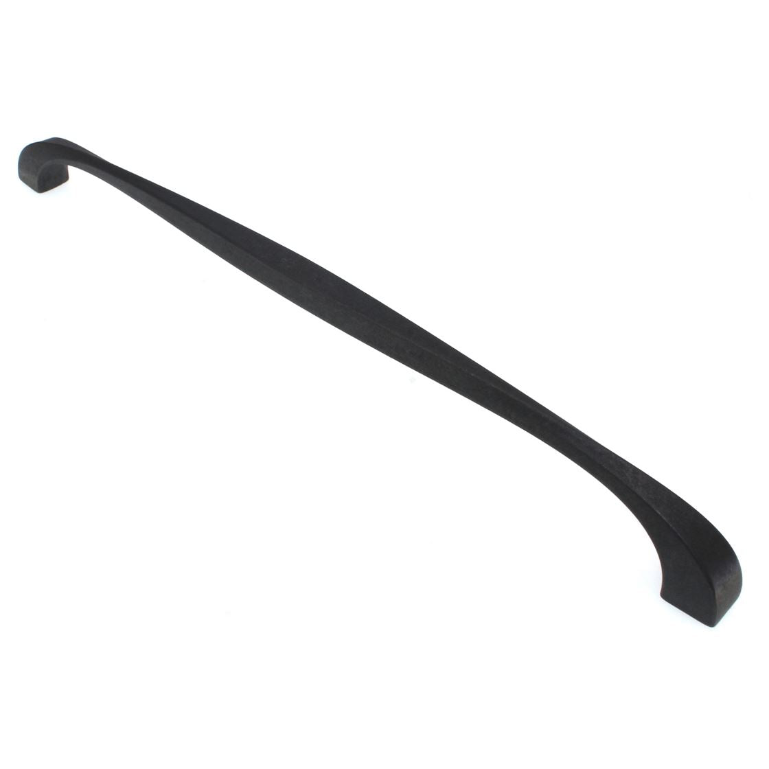 Hickory Hardware Twist Cabinet Appliance Pull 12" Ctr Black Iron H076021-BI