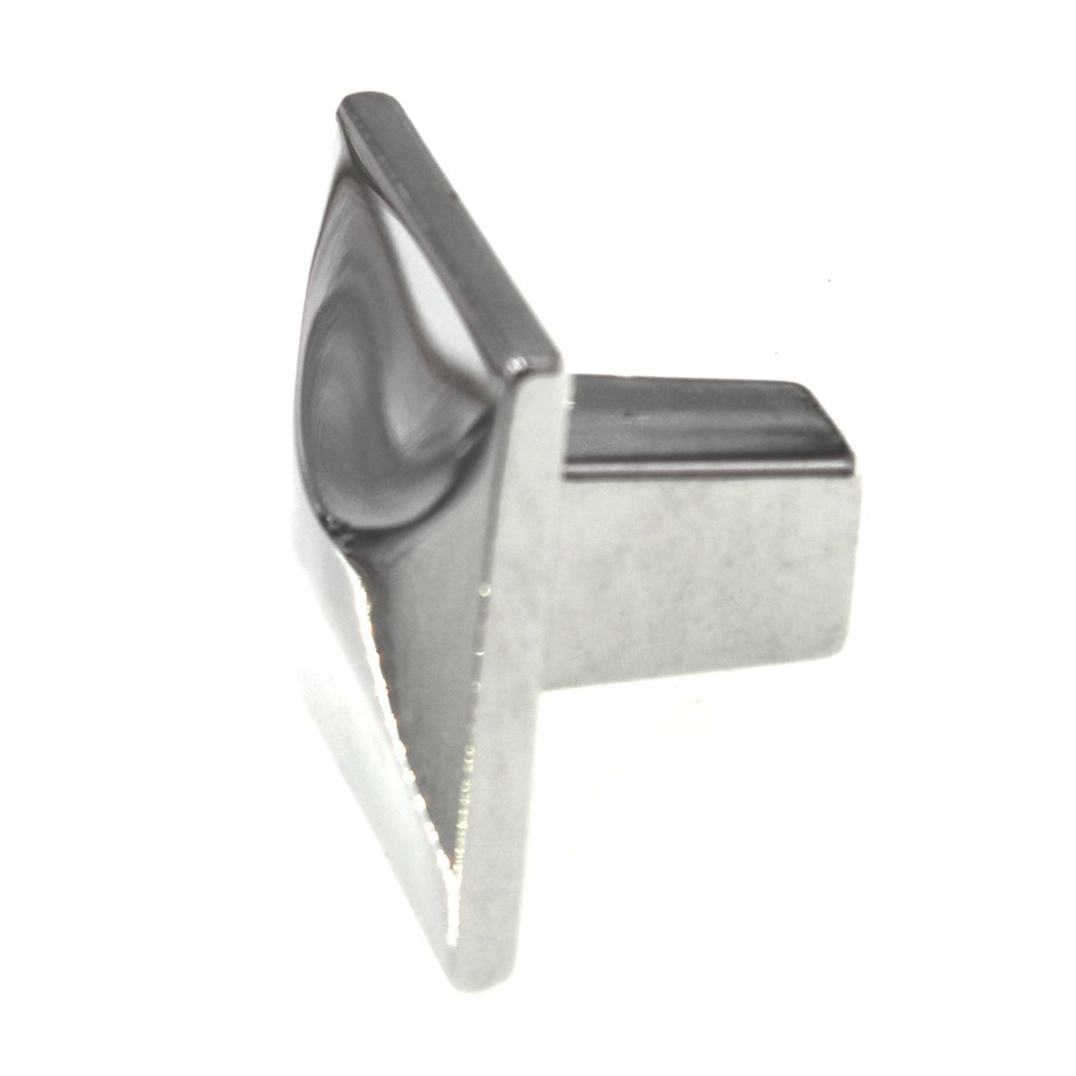 Hickory Hardware Crest 1 1/4" Curved Top Square Cabinet Knob Chrome H076127-CH