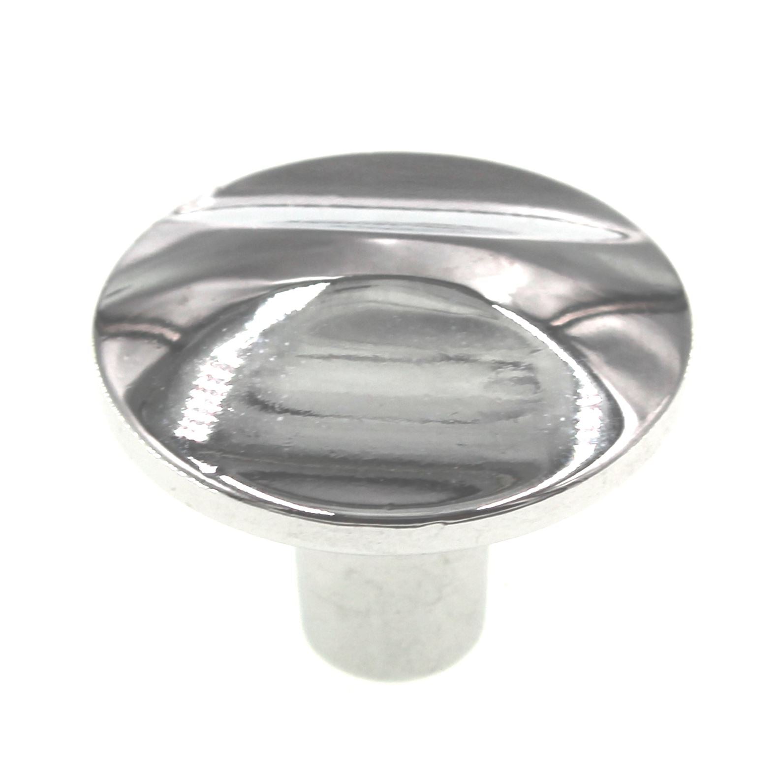 Hickory Hardware Crest 1 1/4" Curved Top Round Cabinet Knob Chrome H076128-CH