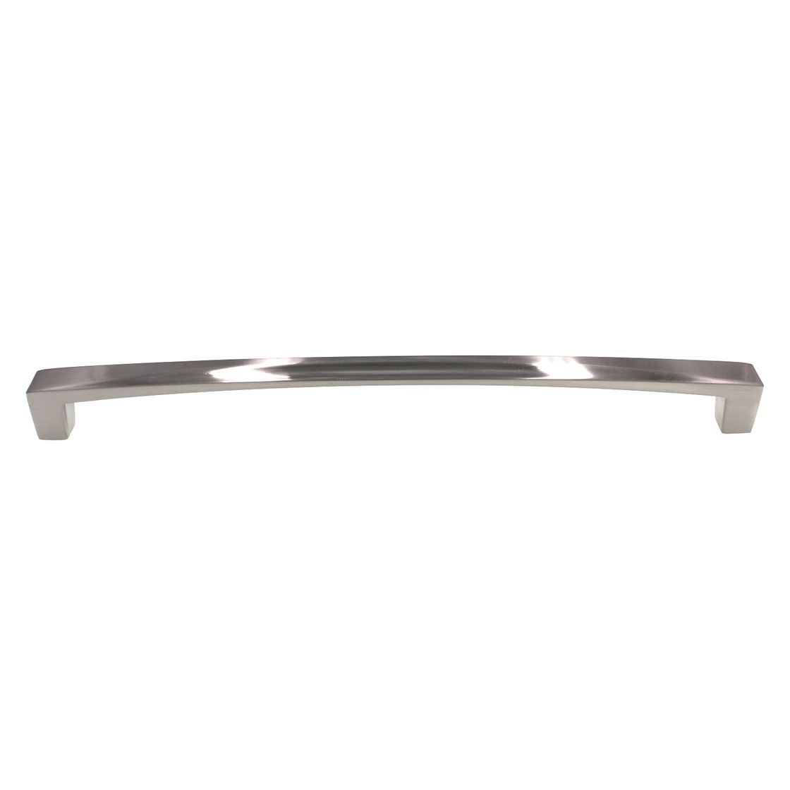 Hickory Hardware Crest Cabinet Pull 8 13/16" (224mm) Ctr Satin Nickel H076134-SN