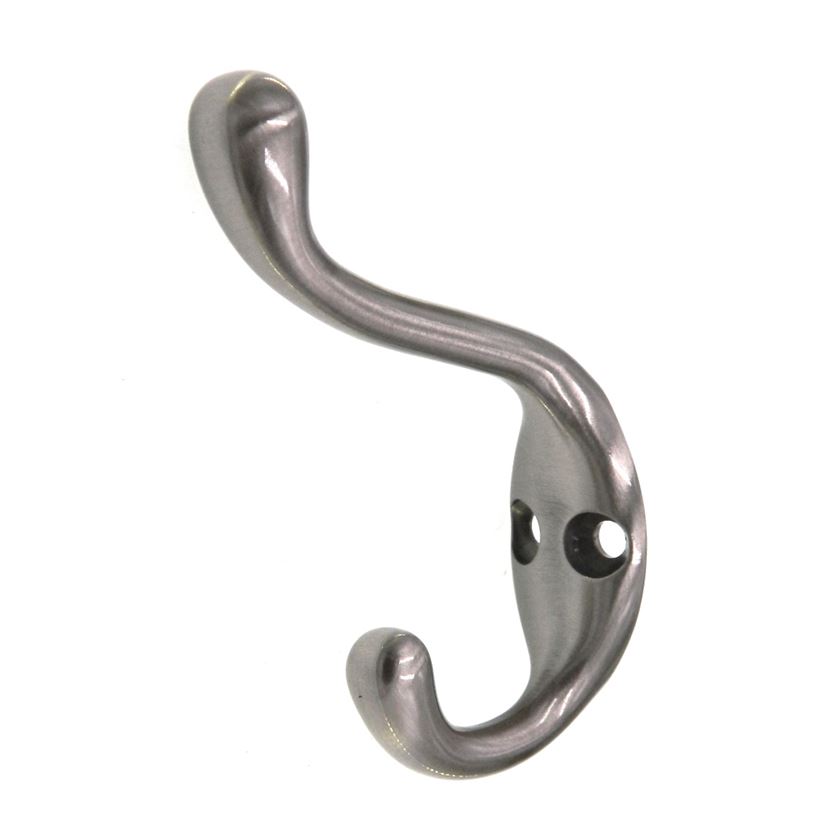 Amerock Decorative Hook Satin Nickel Coat or Robe Hook Wall Mounted H55445-G10