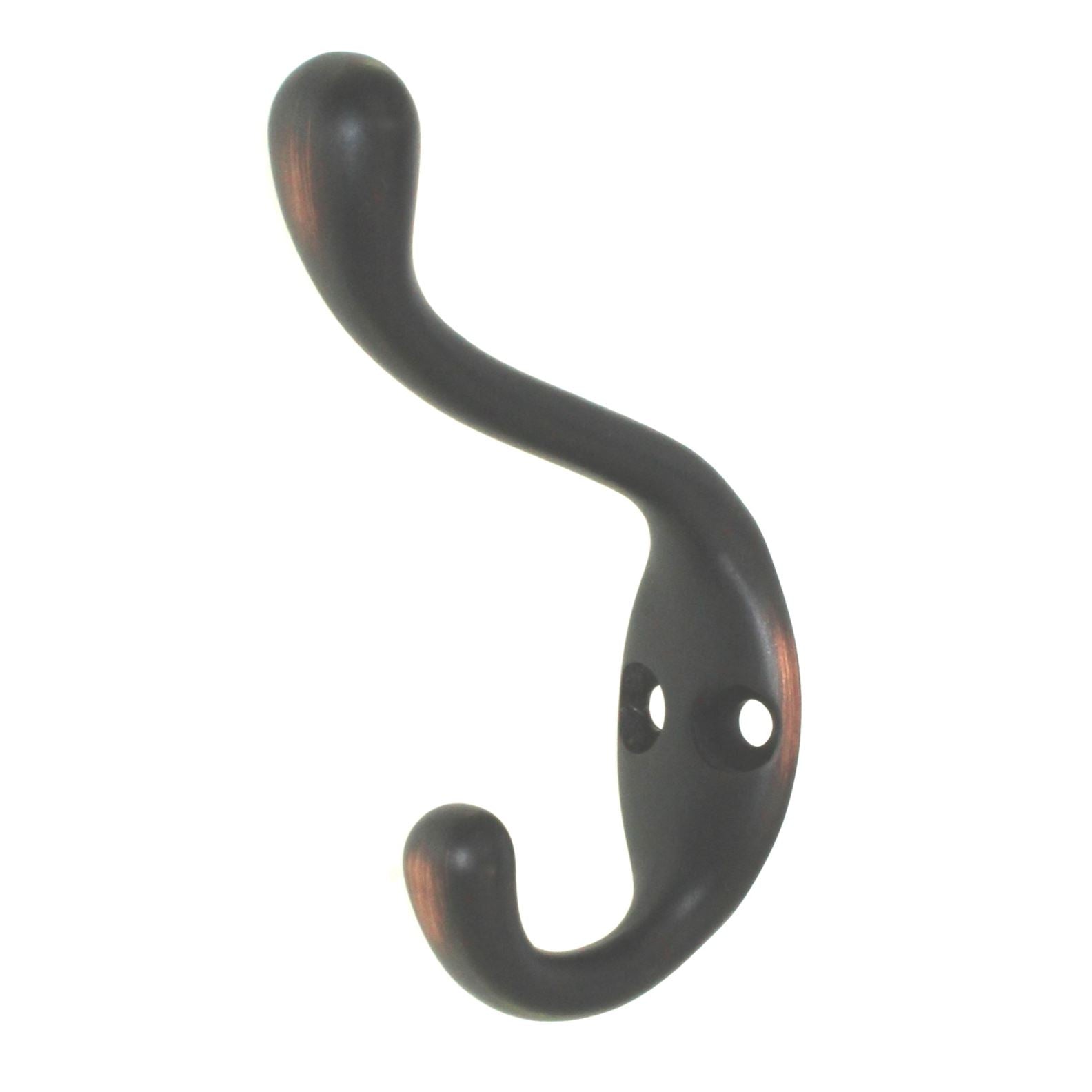 Amerock Oil-Rubbed Bronze Medium Decorative Coat and Hat Double Hook H55445ORB