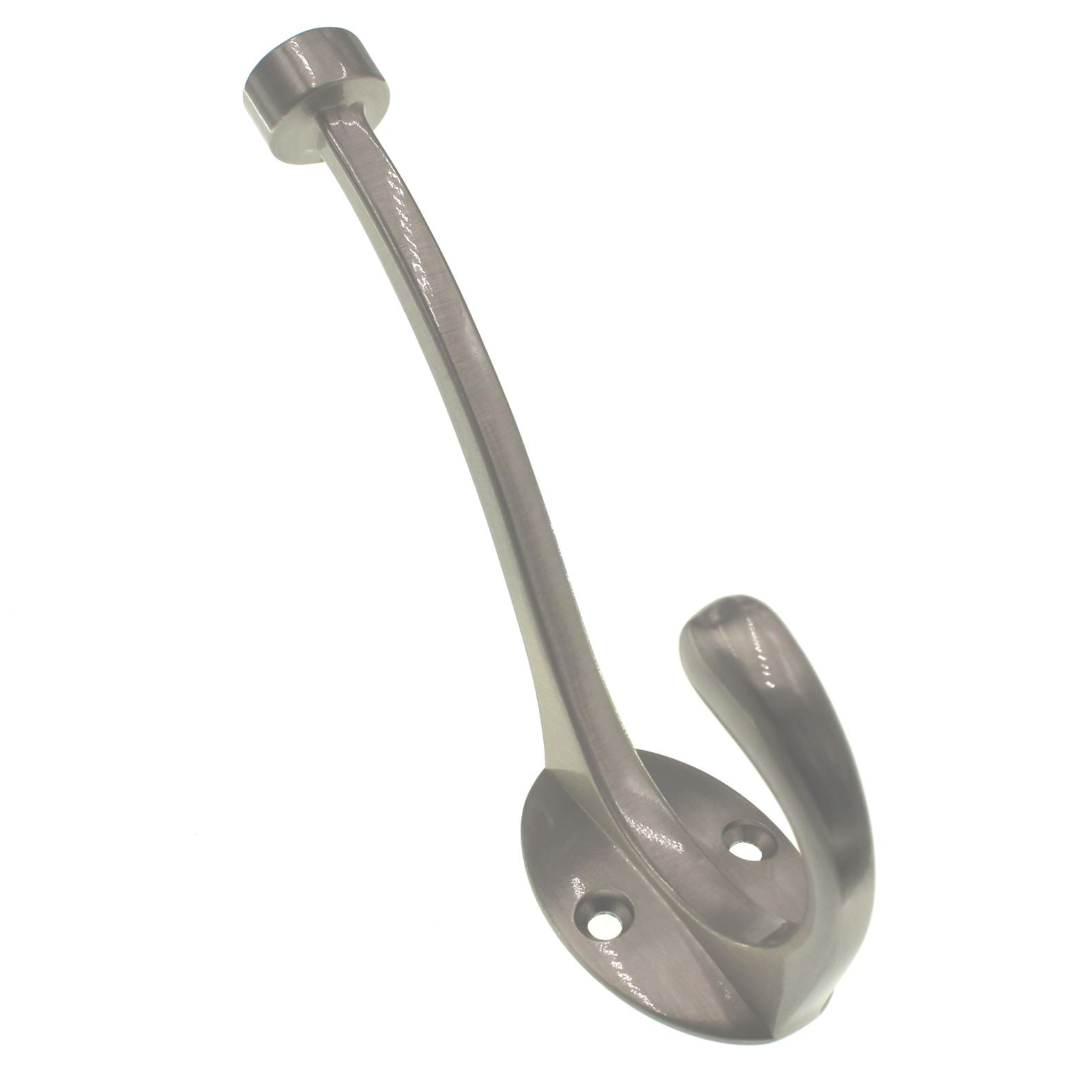 Amerock Satin Nickel Large Decorative Coat and Hat Pilltop Hook H55465G10