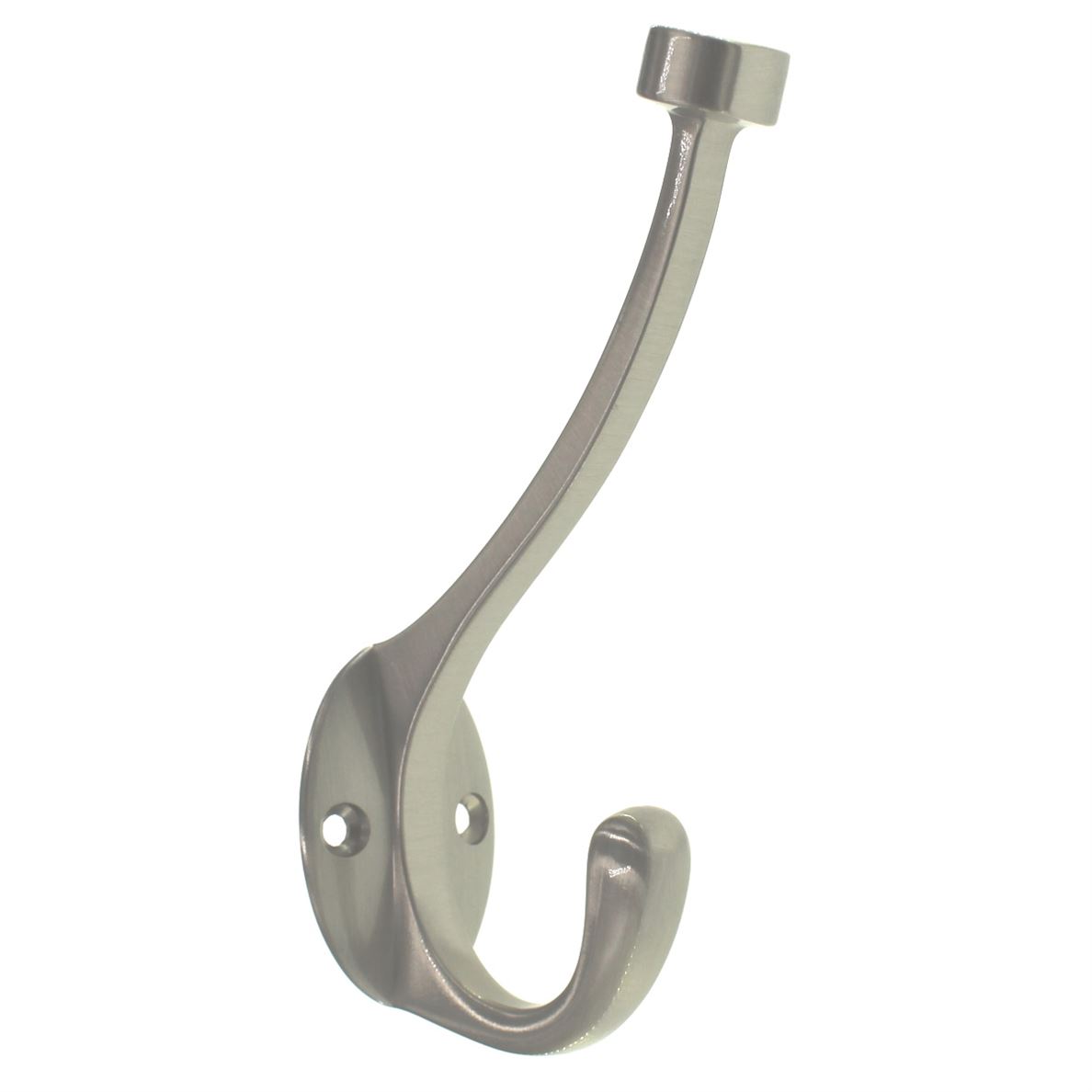 Amerock Satin Nickel Large Decorative Coat and Hat Pilltop Hook H55465G10