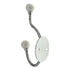 Amerock White Polished Chrome Large Decorative Coat and Hat Globe Hook H55469W26