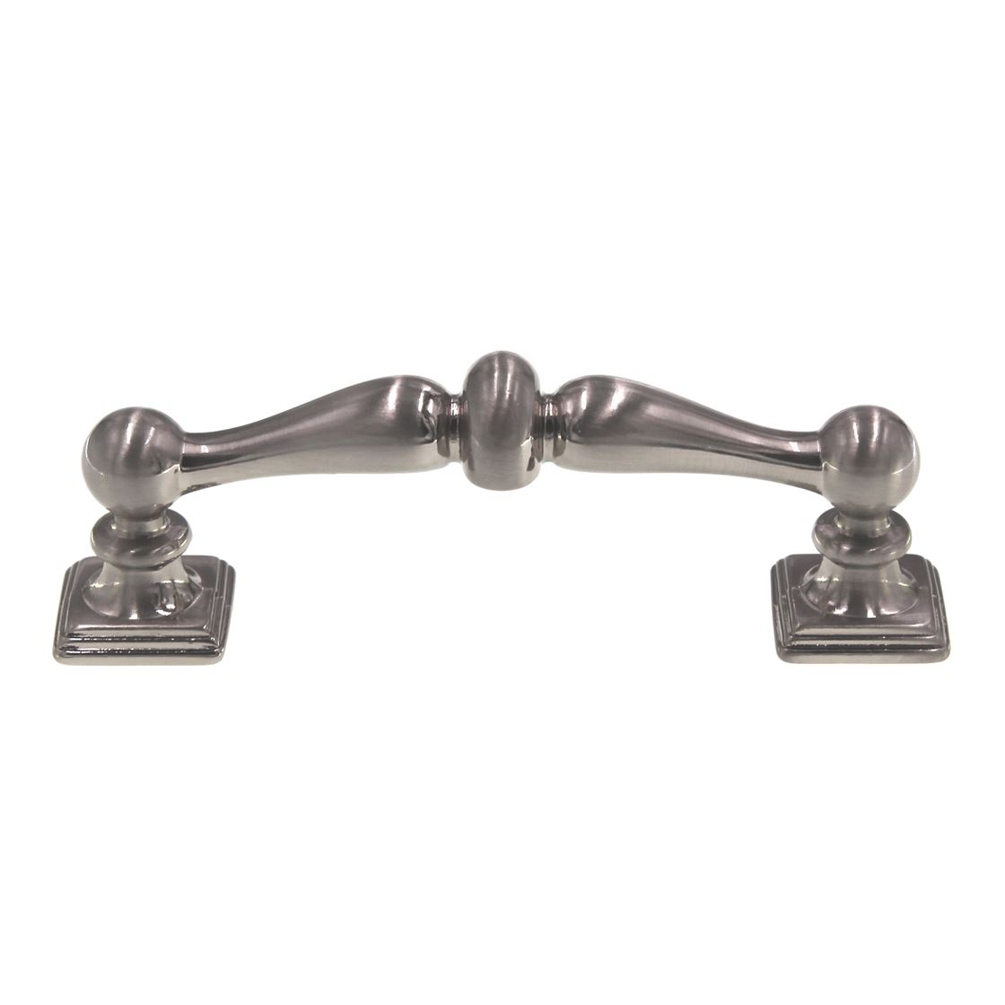 Hickory Hardware Somerset Cabinet Arch Pull 3" Ctr Satin Nickel HH74549-SN