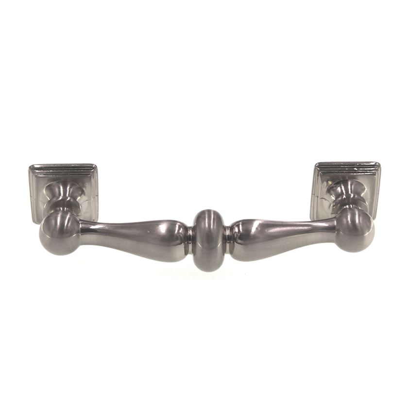 Hickory Hardware Somerset Cabinet Arch Pull 3" Ctr Satin Nickel HH74549-SN