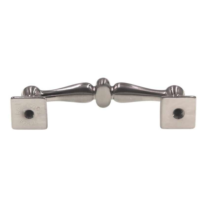 Hickory Hardware Somerset Cabinet Arch Pull 3" Ctr Satin Nickel HH74549-SN