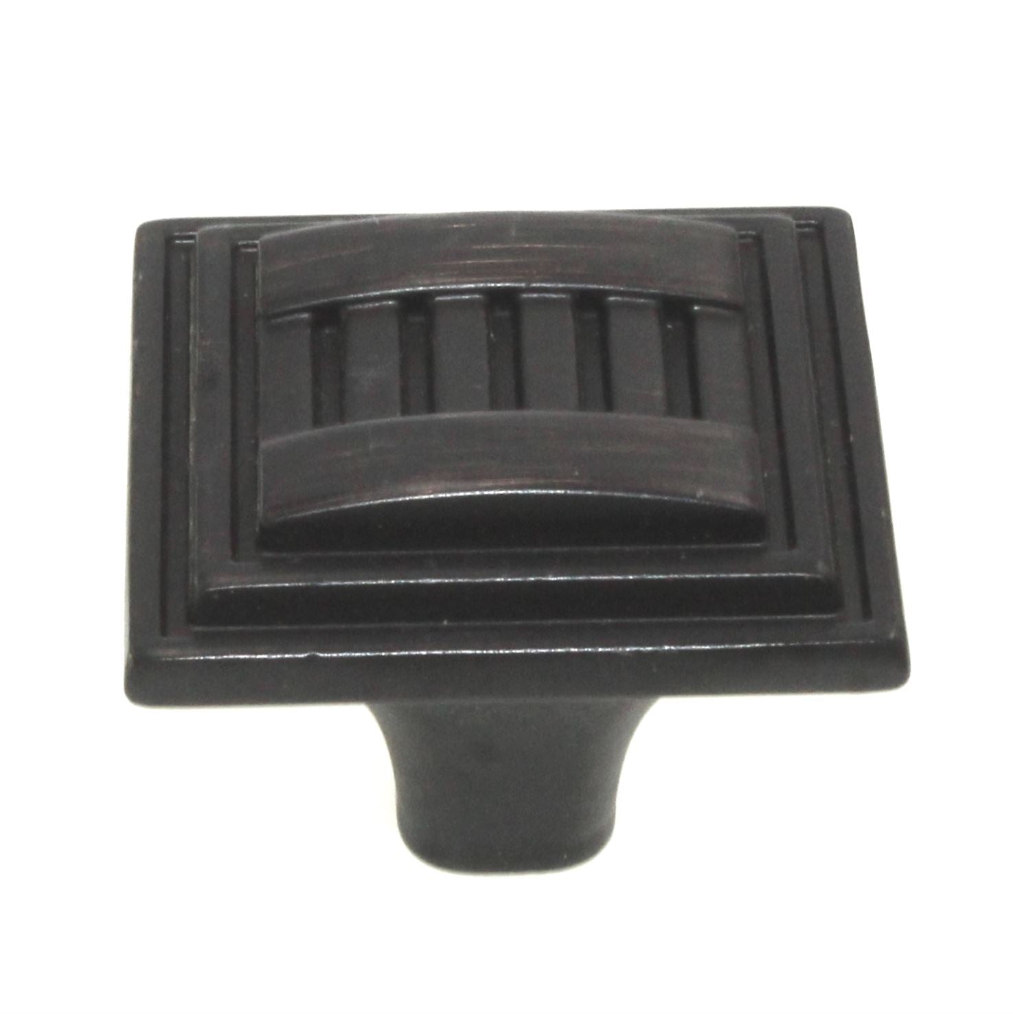 Hickory Hardware Sydney 1 5/16"  Square Cabinet Knob Vintage Bronze HH74670-VB